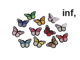 Θερμοκολλητικό μπάλωμα – πεταλούδα