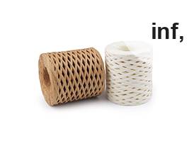 Νήμα / Ίνες Raffia για πλεκτές τσάντες, πλάτος 5-8 mm