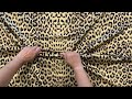 Σατέν ελαστικό με animal print